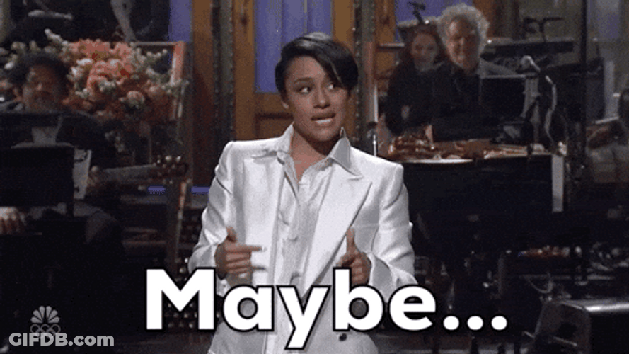 Maybe Maybe Not Ariana Debose GIF