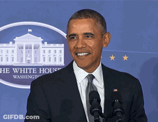 Maybe Maybe Not Barack Obama Smile GIF