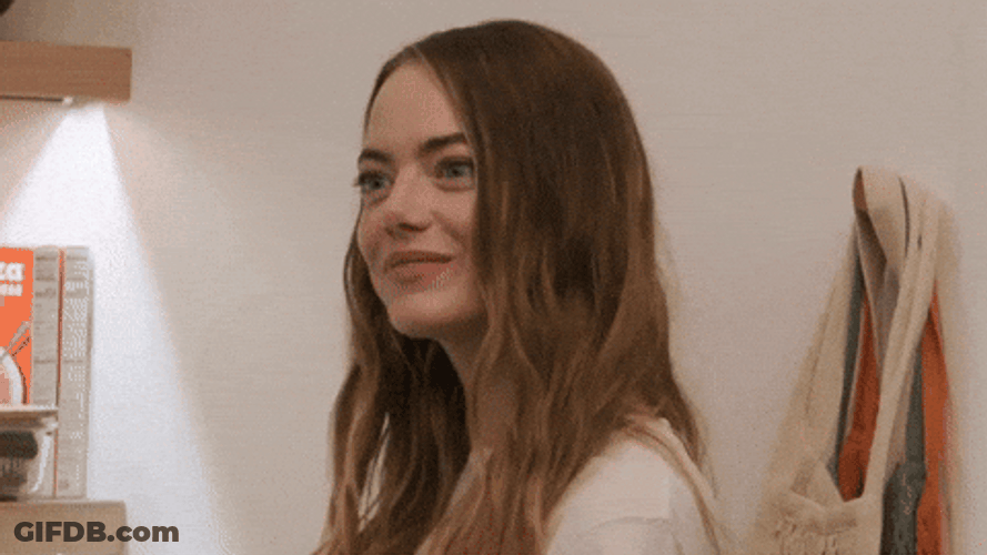 Maybe Maybe Not Emma Stone GIF