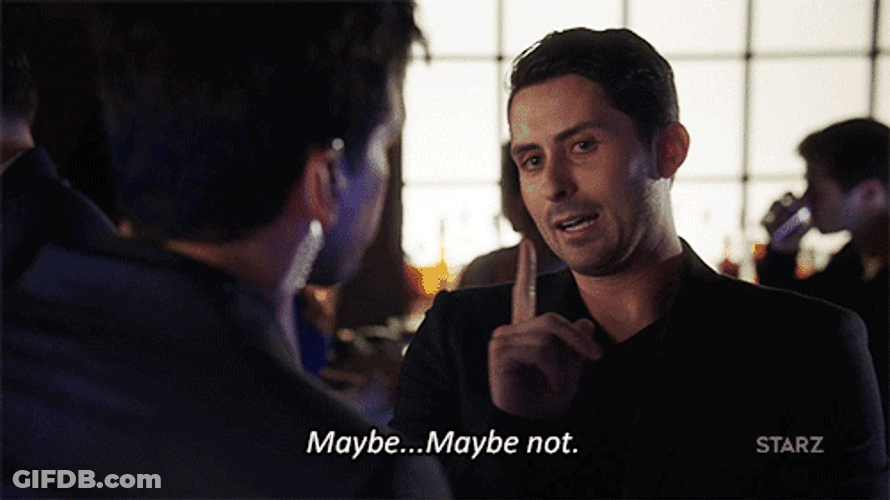 Maybe Maybe Not Power Starz GIF