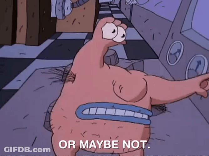 Maybe Not Aaahh!!! Real Monsters Cartoon GIF