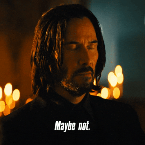 Maybe Not Actor Keanu Reeves GIF