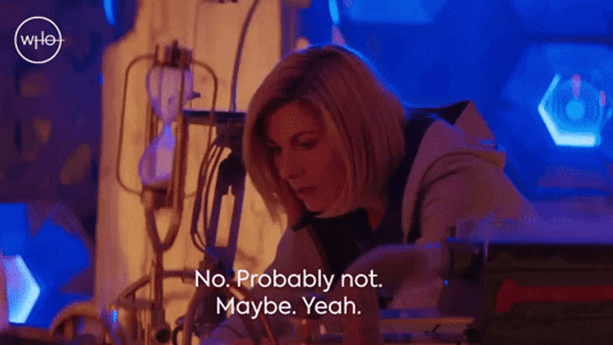 Maybe Not Confused Jodie Whittaker GIF