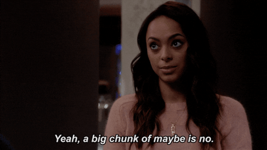 Maybe Not Unsure Pretty Young Lady GIF