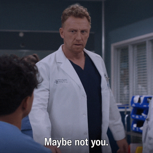 Maybe Not You Kevin McKidd Grey's Anatomy GIF