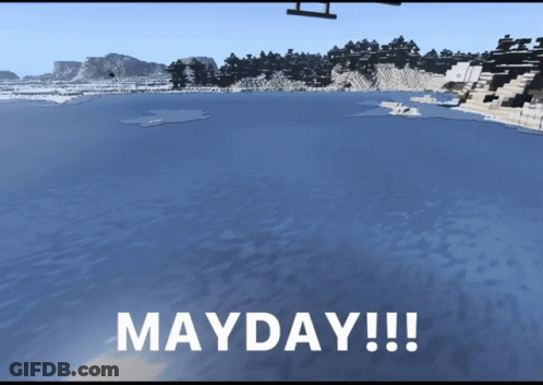 Mayday Written On Water GIF