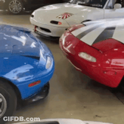 Mazda Garage Cool Cars GIF