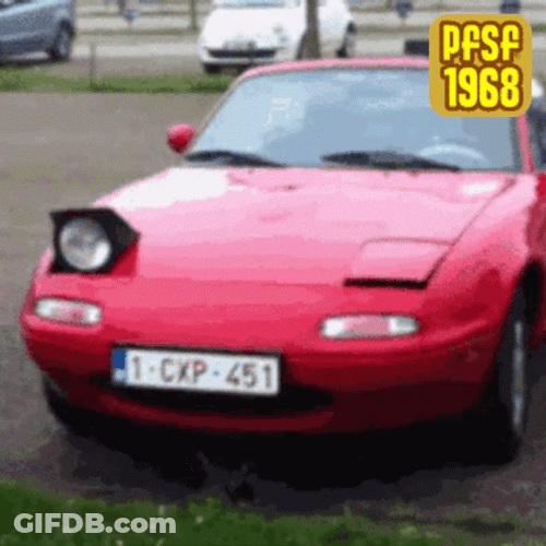 Mazda Winking Headlights Cool Cars GIF