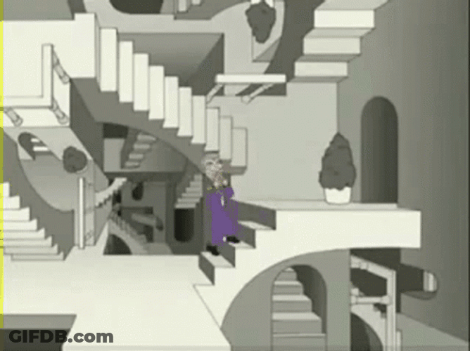 Mc Hammer Bizarre Stairs Family Guy GIF