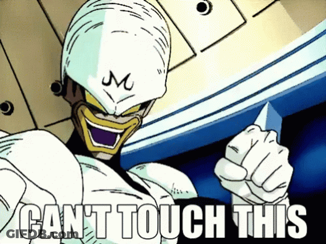 Mc Hammer Can't Touch This Dragon Ball Z GIF