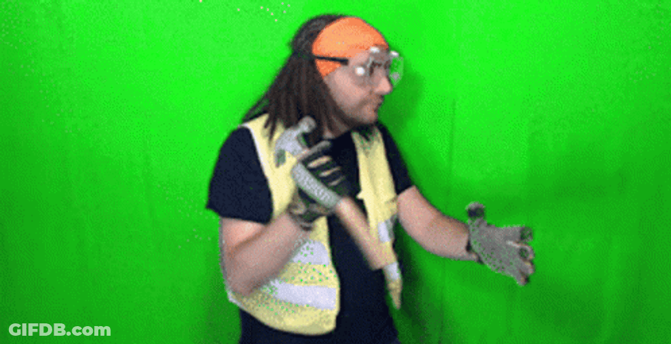 Mc Hammer Dancing With Sledge Hammer GIF