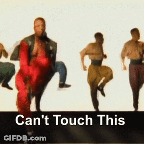 Mc Hammer Rapper Can't Touch This GIF