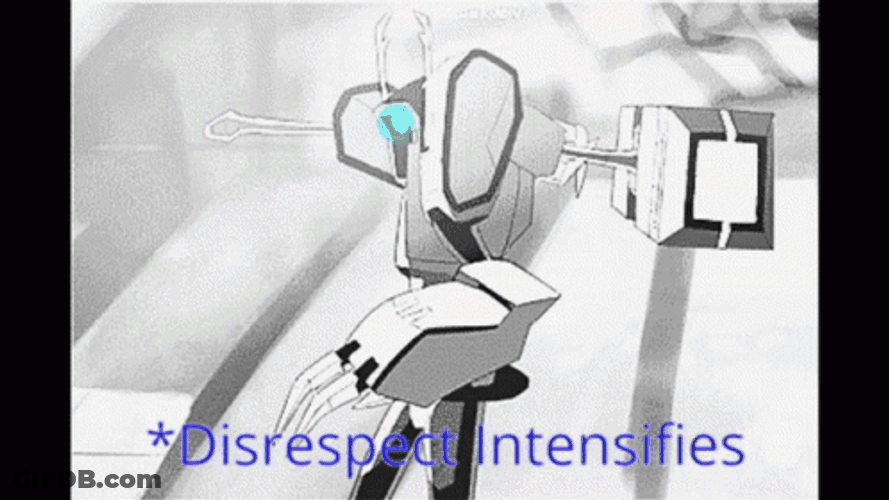 Mc Hammer Robot Fierce Battle GIF