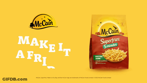 McCain Superfries Make It A Fry Day GIF