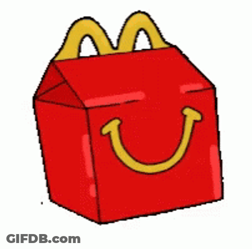 Mcdo Happy Meal Lunch Time GIF