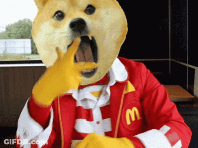 McDonald Crew Doge Meme GIF