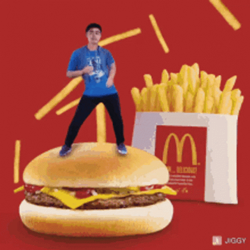 McDonald's Burger And French Fries GIF
