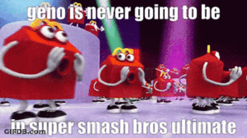 McDonald's Happy Meal Characters Dancing In Super Smash Bros Ultimate GIF