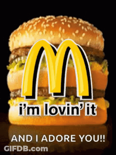 McDonald's I'm Lovin' It Advertisement GIF