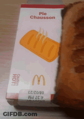 McDonald's Pie Chausson Next To Bread GIF
