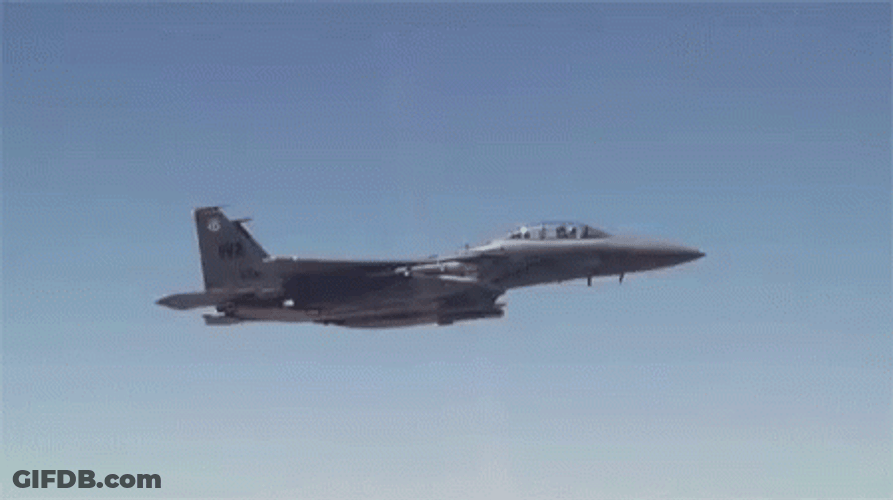 McDonnell Douglas F-15 Eagle Jet GIF