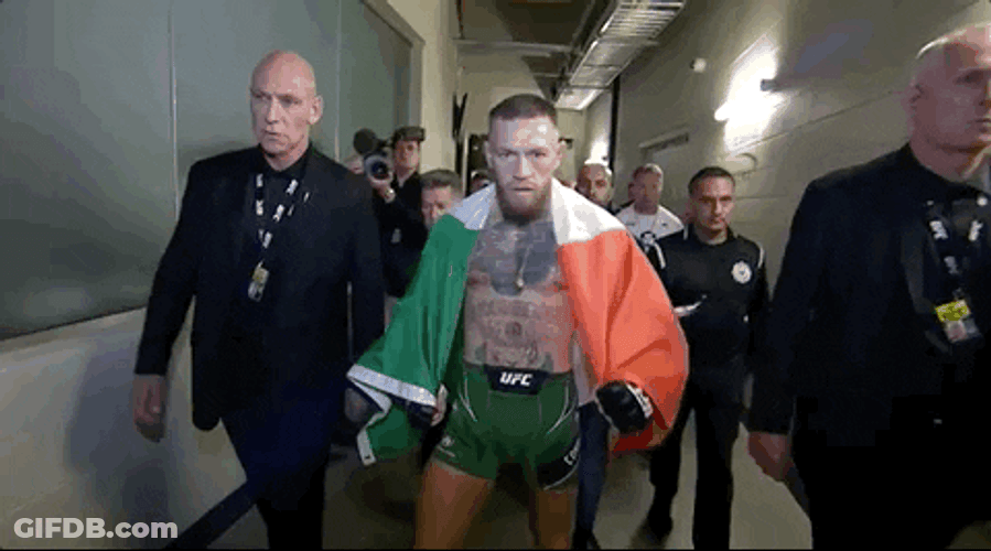 Mcgregor Walk Out Ufc GIF