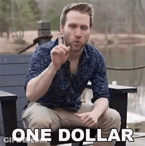 Mcjuggernuggets Just 1 Dollar Bill GIF