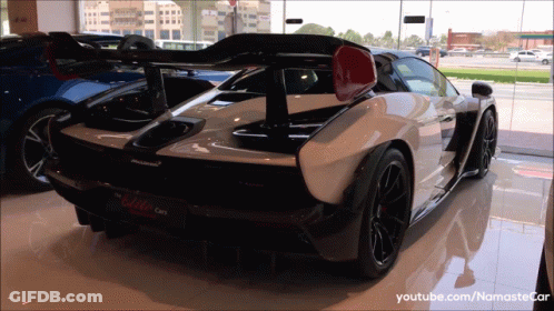 McLaren Car In Showroom GIF