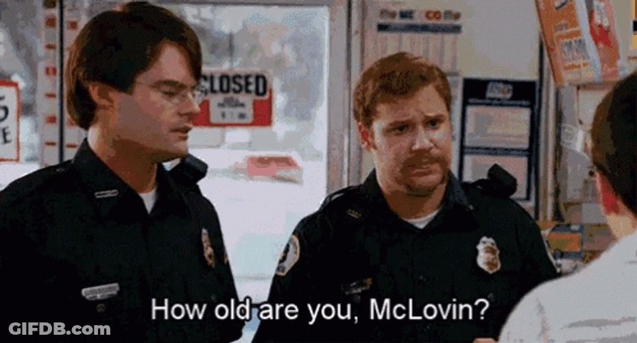 Mclovin Asking By The Police GIF