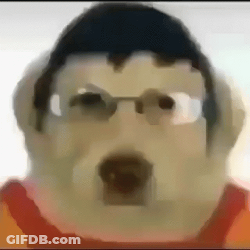 Mclovin Dog Transforming GIF