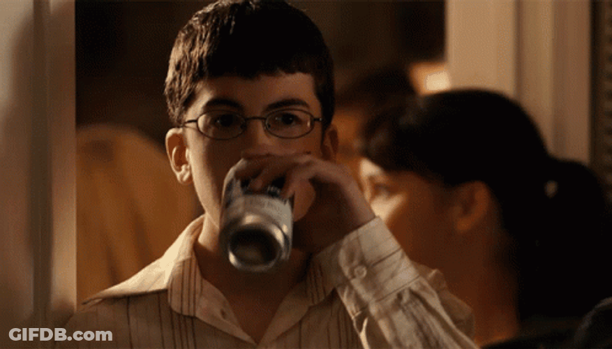Mclovin Drinking Scene GIF