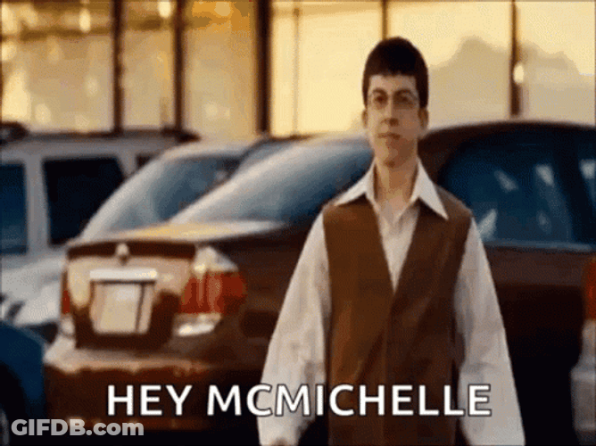 Mclovin Hey Michelle GIF