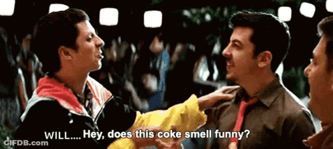 Mclovin Snorting GIF
