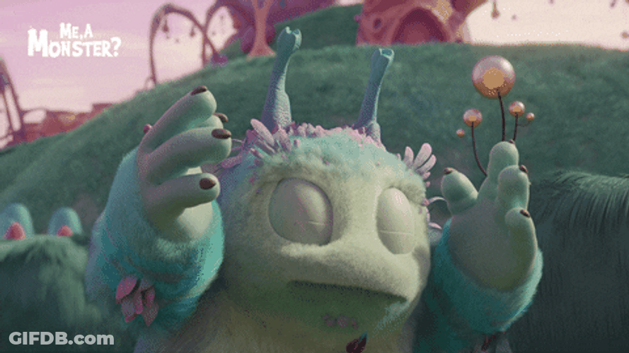 Me A Monster Concentrating GIF