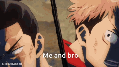 Me And Bro Cartoon GIF