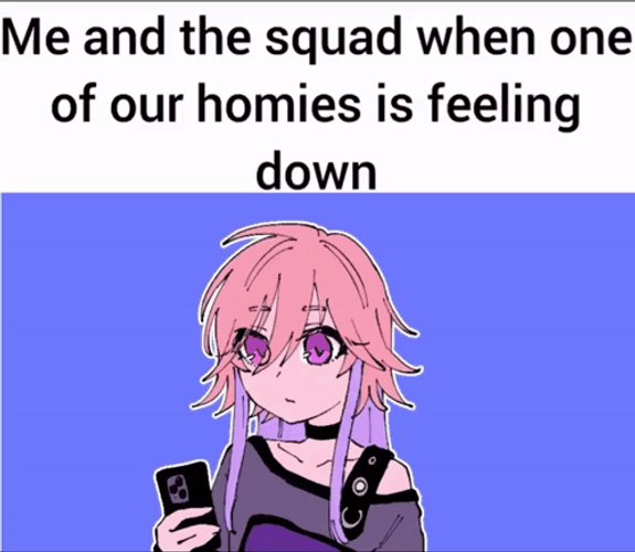 Me And The Squad Kiss GIF