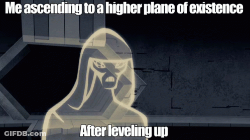 Me Ascending To A Higher Plane Of Existence GIF