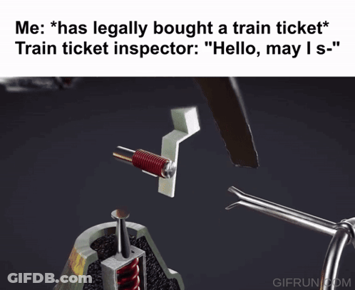 Me Buying Train Ticket GIF
