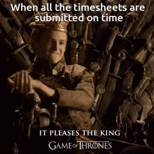 Me Clapping For The Timecard Submitted On Time GIF