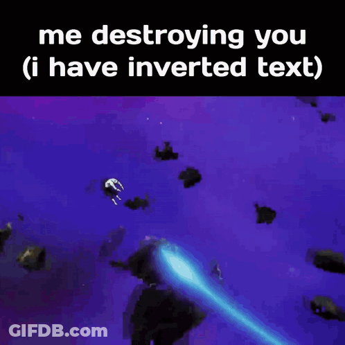 Me Destroying You Meme Purple Background GIF
