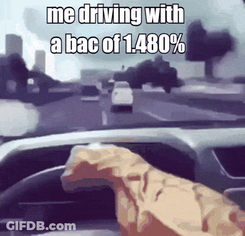 Me Driving With A BAC Of 1,480% GIF