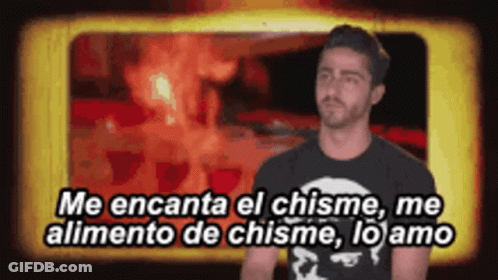 Me Encanta El Chisme Screen GIF