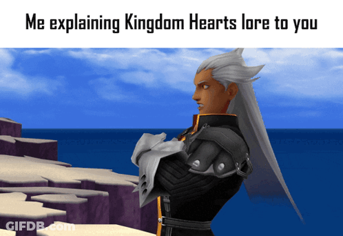 Me Explaining Kingdom Hearts Lore To You GIF