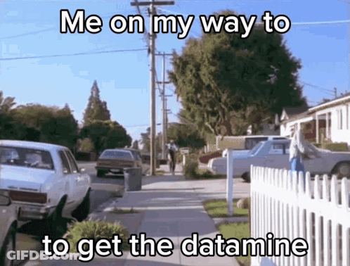 Me On My Way To Get The Datamine GIF