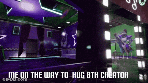 Me On The Way To Hug 8Th Creator GIF
