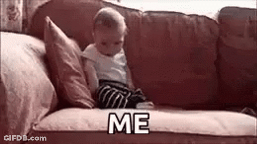 Me Passing Out Baby Kid GIF