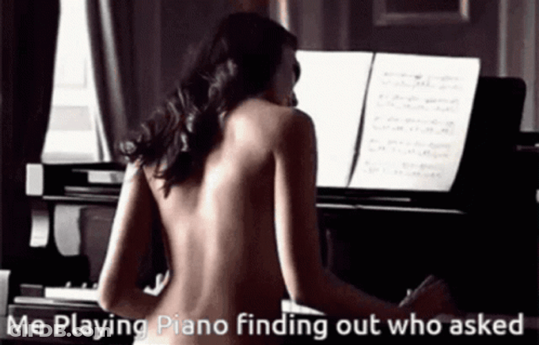 Me Playing Piano Finding Out Who Asked GIF