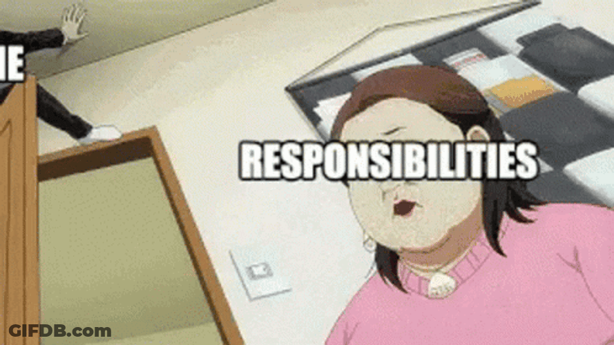 Me Responsibilities And Dark Hiding Meme GIF