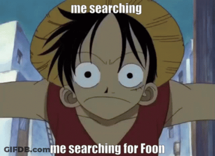 Me Searching Monkey D Luffy Meme GIF