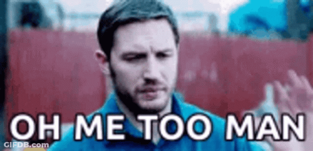 Me Too Man Tom Hardy GIF